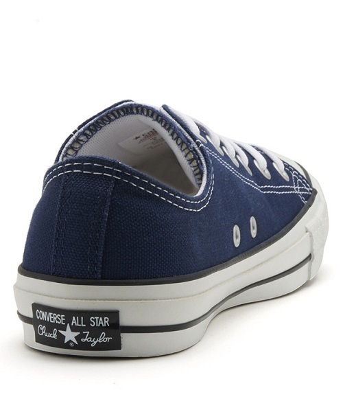 CONVERSE（コンバース）の「converse コンバース ALL STAR 100 COLORS OX オールスター 100 カラーズ オックス 32861795 NAVY（スニーカー・メンズ・ブルー・3h/7h/6h/7/4h/5/10h/11h/8h/9/8/4/5h/9h/3）」の3枚目の写真