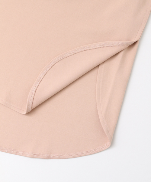 SENSE OF PLACE by URBAN RESEARCH（センスオブプレイスバイアーバンリサーチ）の「ポンチボトルネックTシャツ（Tシャツ/カットソー・レディース・ピンク/オフホワイト/チャコールグレー・FREE）」の6枚目の写真