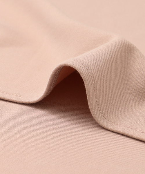 SENSE OF PLACE by URBAN RESEARCH（センスオブプレイスバイアーバンリサーチ）の「ポンチボトルネックTシャツ（Tシャツ/カットソー・レディース・ピンク/オフホワイト/チャコールグレー・FREE）」の7枚目の写真