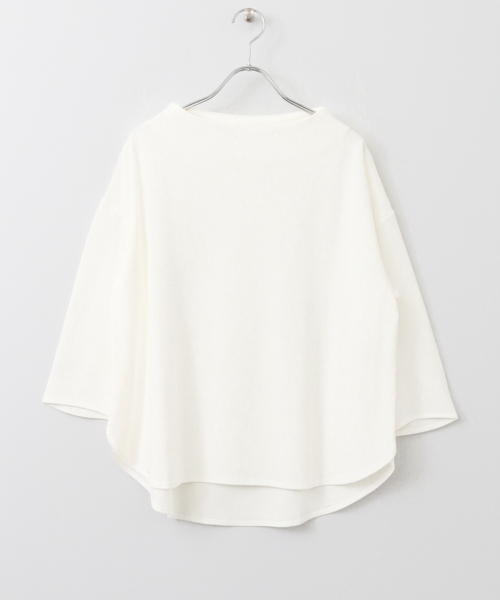 SENSE OF PLACE by URBAN RESEARCH（センスオブプレイスバイアーバンリサーチ）の「ポンチボトルネックTシャツ（Tシャツ/カットソー・レディース・ピンク/オフホワイト/チャコールグレー・FREE）」の12枚目の写真