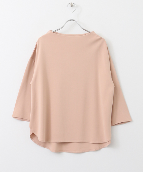 SENSE OF PLACE by URBAN RESEARCH（センスオブプレイスバイアーバンリサーチ）の「ポンチボトルネックTシャツ（Tシャツ/カットソー・レディース・ピンク/オフホワイト/チャコールグレー・FREE）」の13枚目の写真