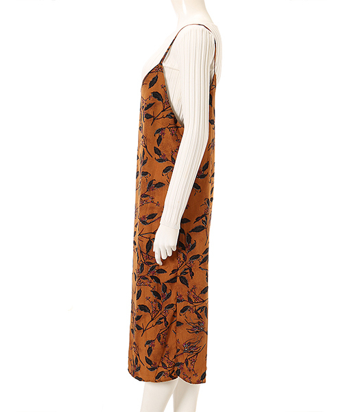 fifth(フィフス)の「フラワーキャミソールワンピース(ワンピース・レディース・ネイビー/マスタード・MEDIUM)」の4枚目の写真