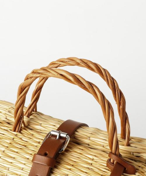 BEAUTY&YOUTH UNITED ARROWS(ビューティーアンドユースユナイテッドアローズ)の「<TOINO ABEL>レザーベルトバスケット ◆(かごバッグ・レディース・ナチュラル・FREE)」の4枚目の写真