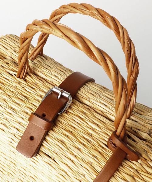 BEAUTY&YOUTH UNITED ARROWS(ビューティーアンドユースユナイテッドアローズ)の「<TOINO ABEL>レザーベルトバスケット ◆(かごバッグ・レディース・ナチュラル・FREE)」の6枚目の写真