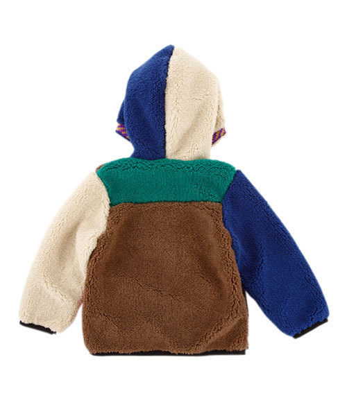 X-girl Stages（エックスガールステージス）の「FLUFFY JUMPER (4T～6T)（その他アウター・キッズ・グリーン/ピンク/マルチ・4T/5T/6T）」の4枚目の写真