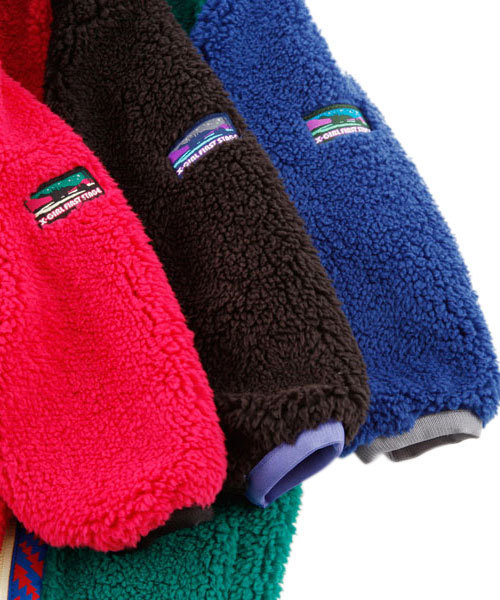 X-girl Stages（エックスガールステージス）の「FLUFFY JUMPER (4T～6T)（その他アウター・キッズ・グリーン/ピンク/マルチ・4T/5T/6T）」の7枚目の写真