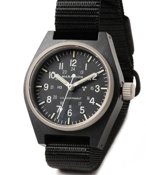 BEAMS F（ビームスエフ）の「MARATHON / General Purpose Field Watch Mechanical（アナログ腕時計・メンズ・オリーブ/ブラック・ONE SIZE）」の3枚目の写真