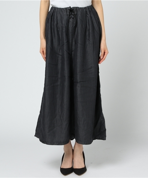 niko and...（ニコアンド）の「テンセルレースアップガウチョ【niko and ...】（その他パンツ・レディース・カーキ/ネイビー/ブラック/ベージュ・4/3）」の9枚目の写真