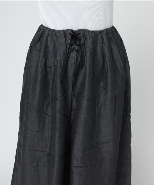 niko and...（ニコアンド）の「テンセルレースアップガウチョ【niko and ...】（その他パンツ・レディース・カーキ/ネイビー/ブラック/ベージュ・4/3）」の12枚目の写真