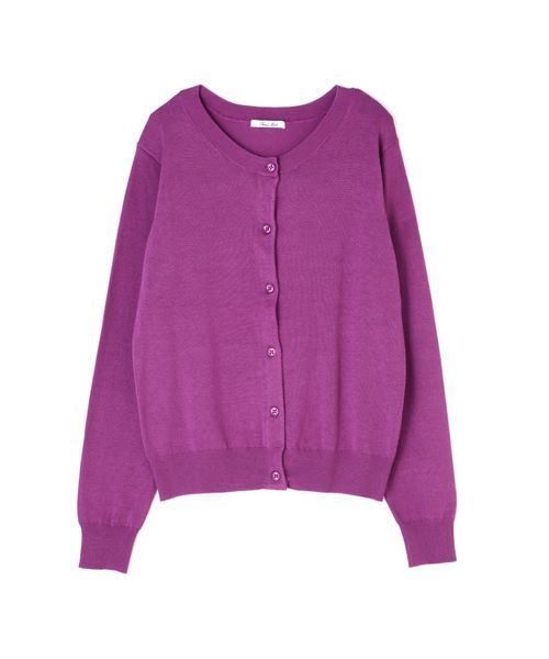 FREE'S MART（フリーズマート）の「ベーシックカーディガン（カーディガン/ボレロ・レディース・ホワイト/グリーン/ブラック/パープル・FREE）」の4枚目の写真