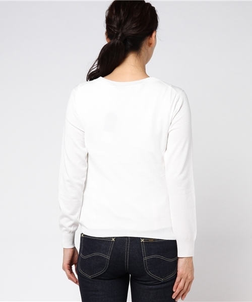 FREE'S MART（フリーズマート）の「ベーシックカーディガン（カーディガン/ボレロ・レディース・ホワイト/グリーン/ブラック/パープル・FREE）」の5枚目の写真