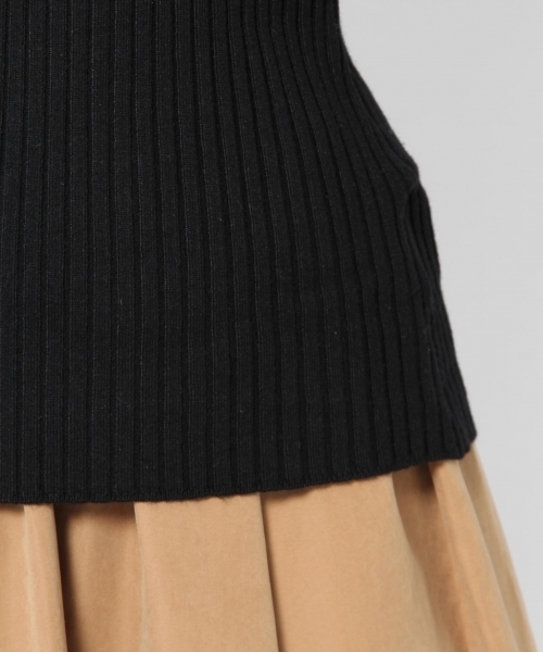 laboratory work(ラボラトリーワーク)の「2WAYネックリブニットプルオーバー(ニット/セーター・レディース・ホワイト/ブラック/ラベンダー/ブラウン系その他・MEDIUM)」の22枚目の写真