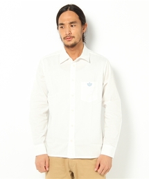 adidas Originals | アディダス オリジナルス 白シャツ <adidas L/S SHIRTS>(シャツ/ブラウス)