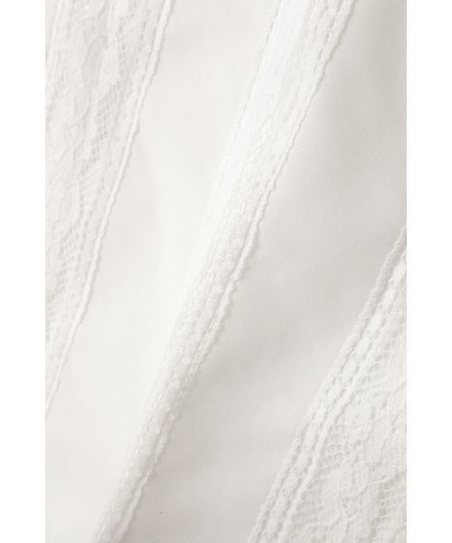 N.(N. Natural Beauty Basic)(エヌエヌナチュラルビューティーベーシック)の「ハイネックコットンレースブラウス(シャツ/ブラウス・レディース・ブラック/ホワイト・MEDIUM)」の18枚目の写真