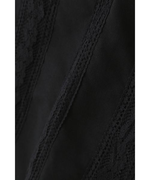 N.(N. Natural Beauty Basic)(エヌエヌナチュラルビューティーベーシック)の「ハイネックコットンレースブラウス(シャツ/ブラウス・レディース・ブラック/ホワイト・MEDIUM)」の20枚目の写真