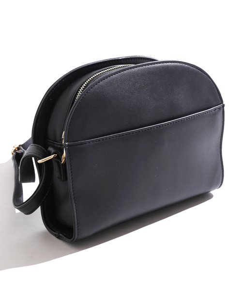 WEGO（ウィゴー）の「WEGO/ハーフムーンショルダーバッグ（ショルダーバッグ・レディース・ブラック/ブラウン・FREE）」の10枚目の写真