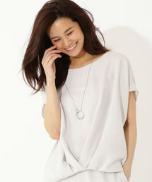 22 OCTOBRE | ダブルサテンブラウス(シャツ/ブラウス)