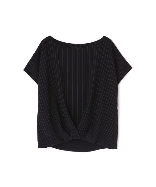 22 OCTOBRE（ヴァンドゥ－オクトーブル）の「ダブルサテンブラウス（シャツ/ブラウス・レディース・グレー/ダークネイビー・38）」の9枚目の写真