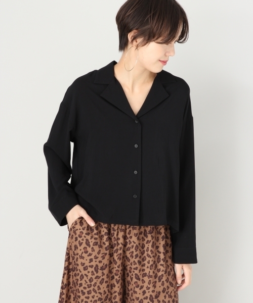 LOWRYS FARM（ローリーズファーム）の「カイキンシャツ　807436（シャツ/ブラウス・レディース・ブラック/ベージュ/カーキ/その他・MEDIUM/LARGE）」の8枚目の写真