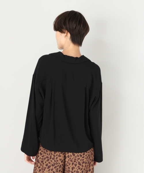 LOWRYS FARM（ローリーズファーム）の「カイキンシャツ　807436（シャツ/ブラウス・レディース・ブラック/ベージュ/カーキ/その他・MEDIUM/LARGE）」の10枚目の写真