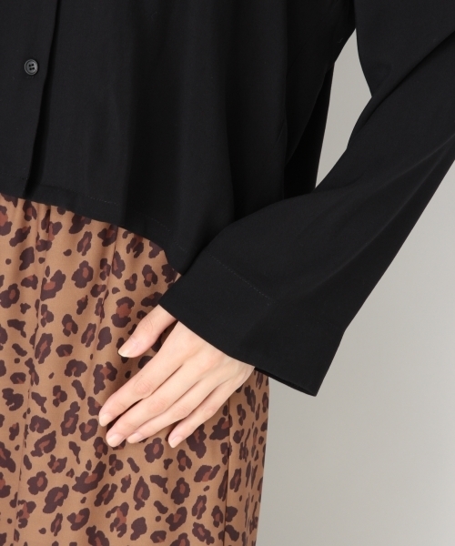 LOWRYS FARM（ローリーズファーム）の「カイキンシャツ　807436（シャツ/ブラウス・レディース・ブラック/ベージュ/カーキ/その他・MEDIUM/LARGE）」の13枚目の写真