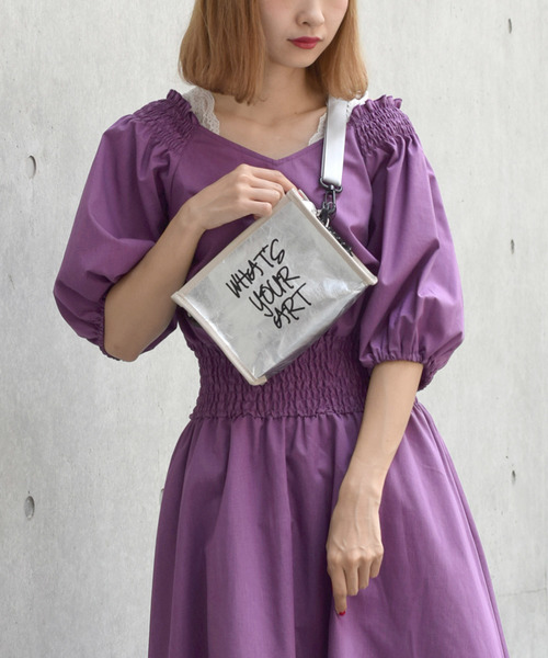 w closet(ダブルクローゼット)の「サコッシュBAG(ボディバッグ/ウエストポーチ・レディース・グレー/ブラック/ブラウン・FREE)」の10枚目の写真