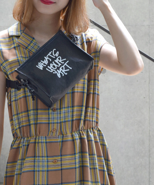 w closet(ダブルクローゼット)の「サコッシュBAG(ボディバッグ/ウエストポーチ・レディース・グレー/ブラック/ブラウン・FREE)」の20枚目の写真