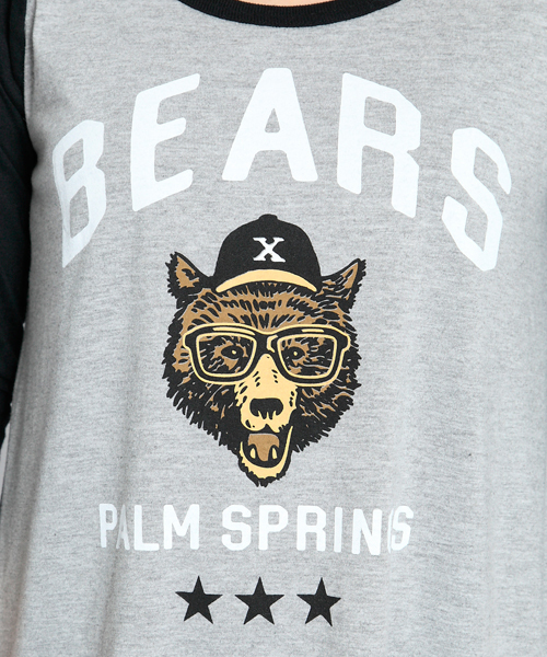 X-girl（エックスガール）の「BEARS B/B TEE DRESS（ワンピース・レディース・ホワイト/ブラウン/ピンク/ブルー/ネイビー・1/2）」の13枚目の写真