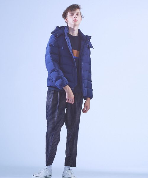 ABAHOUSE(アバハウス)の「シェットランドウールワイドプリーツテーパードパンツ(その他パンツ・メンズ・ネイビー/ワイン・44/46/48)」の14枚目の写真
