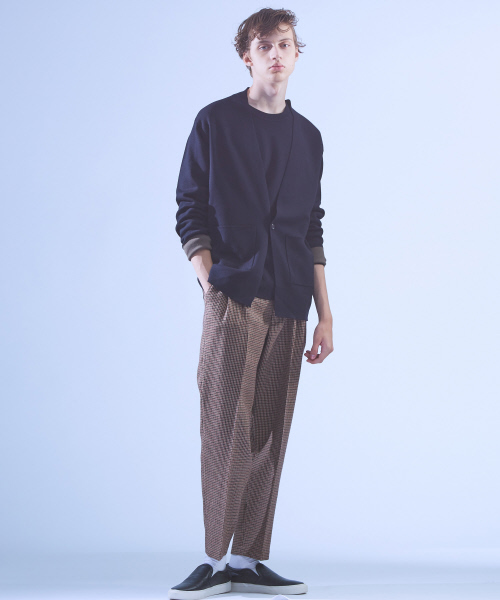 ABAHOUSE(アバハウス)の「シェットランドウールワイドプリーツテーパードパンツ(その他パンツ・メンズ・ネイビー/ワイン・44/46/48)」の19枚目の写真