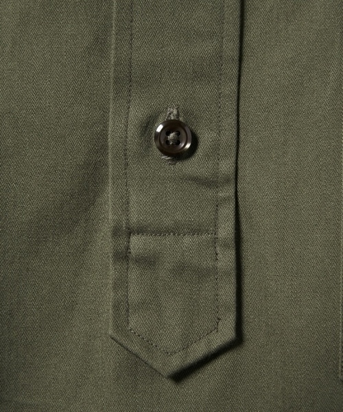 68&brothers（シックスティエイトアンドブラザーズ）の「Popover Band Collar Shirts（シャツ/ブラウス・メンズ・ホワイト/ベージュ/オリーブ・MEDIUM/LARGE/X-LARGE）」の5枚目の写真