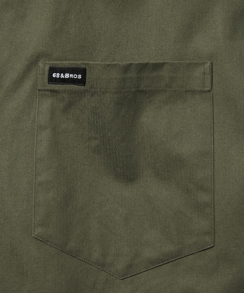 68&brothers（シックスティエイトアンドブラザーズ）の「Popover Band Collar Shirts（シャツ/ブラウス・メンズ・ホワイト/ベージュ/オリーブ・MEDIUM/LARGE/X-LARGE）」の6枚目の写真