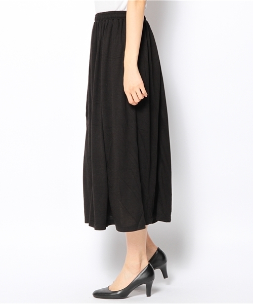 WEGO（ウィゴー）の「WEGO/マキシスカート（スカート・レディース・オフホワイト/ブラック/杢グレー/ネイビー/ワイン・FREE）」の6枚目の写真