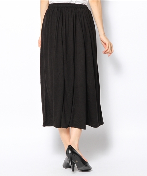 WEGO（ウィゴー）の「WEGO/マキシスカート（スカート・レディース・オフホワイト/ブラック/杢グレー/ネイビー/ワイン・FREE）」の7枚目の写真