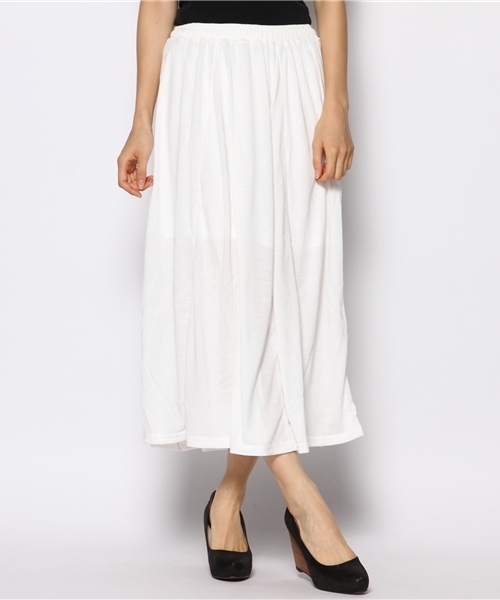 WEGO（ウィゴー）の「WEGO/マキシスカート（スカート・レディース・オフホワイト/ブラック/杢グレー/ネイビー/ワイン・FREE）」の17枚目の写真