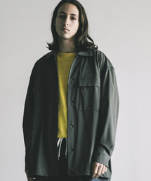 THE TWENTYSEVEN | 【The TWENTY SEVEN】NYLON STRETCH BIG SHIRTS JKT:ナイロンストレッチ ビックシャツジャケット(シャツ/ブラウス)