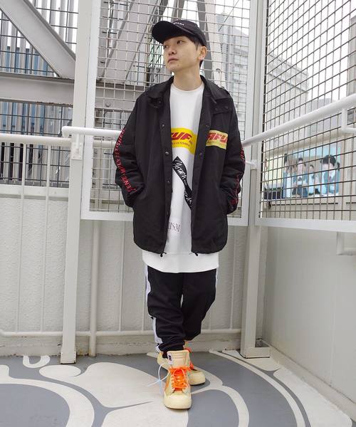 rovtski（ロフトスキー）の「2019 HARDNYLON HOOD COACH JKT /ハードナイロンフードコーチジャケット（ブルゾン・メンズ・ブラック/イエロー・FREE）」の3枚目の写真