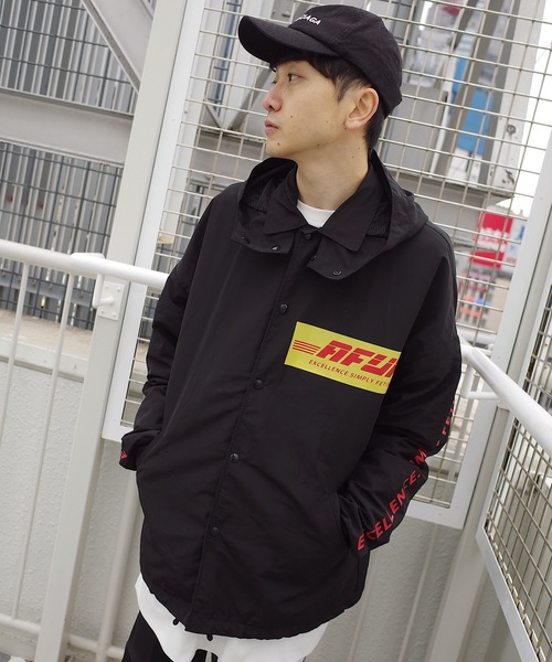 rovtski（ロフトスキー）の「2019 HARDNYLON HOOD COACH JKT /ハードナイロンフードコーチジャケット（ブルゾン・メンズ・ブラック/イエロー・FREE）」の11枚目の写真