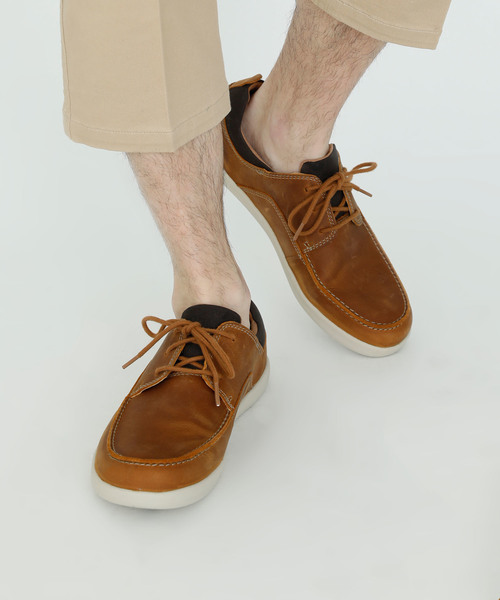 Unstructured(アンストラクチャー)の「Un Lisbon Lace / アンリスボンレース (ネイビーレザー&キャンバスコンビ)(その他シューズ・メンズ・ブルー・6/8/10/9/8.5/9.5/6.5/7/7.5)」の4枚目の写真