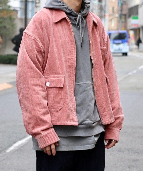 SUNNY SPORTS(サニースポーツ)の「SUNNY SPORTS / サニースポーツ EG SHORT JACKET(カバーオール)」|ピンク
