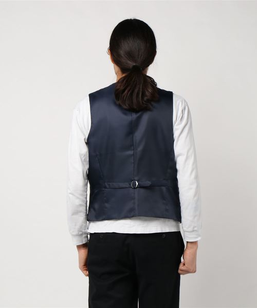 THE SUIT COMPANY(ザ・スーツカンパニー)の「<FORMAL>リバーシブルジレ(ベスト・メンズ・ネイビー・S/M/L/LL/SS)」の3枚目の写真