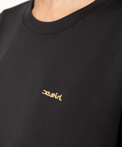 X-girl（エックスガール）の「NUMBERING BIG TOP（Tシャツ/カットソー・レディース・ホワイト/ブラック/ブルー・1/2）」の9枚目の写真