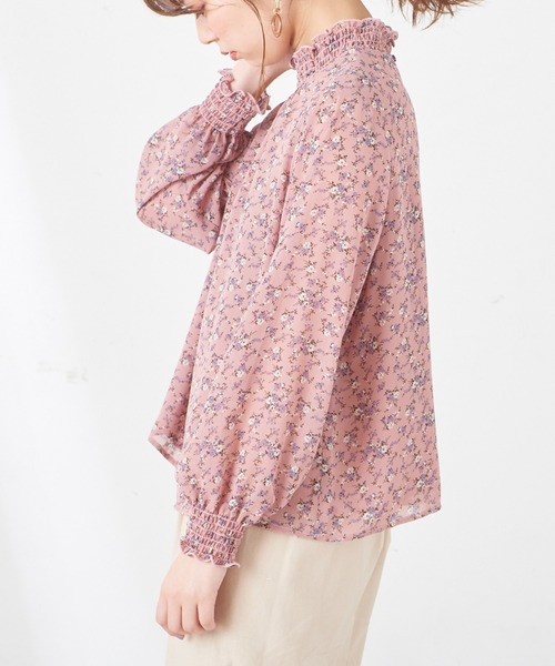 natural couture(ナチュラルクチュール)の「プチハイシャーリングブラウス(シャツ/ブラウス・レディース・ホワイト系その他/ベージュ/ホワイト/オフホワイト/サックスブルー・FREE)」の12枚目の写真