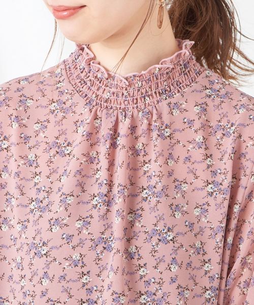 natural couture(ナチュラルクチュール)の「プチハイシャーリングブラウス(シャツ/ブラウス・レディース・ホワイト系その他/ベージュ/ホワイト/オフホワイト/サックスブルー・FREE)」の11枚目の写真