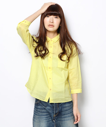BEAMS BOY | BEAMS BOY / SOLID 7分袖 シャツ(シャツ/ブラウス)