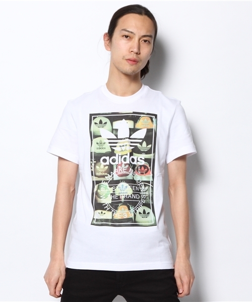 adidas Originals（アディダスオリジナルス）の「アディダス オリジナルス adidas Originals TONGUE LAB TEE（Tシャツ/カットソー・メンズ・ホワイト・X-LARGE/SMALL/LARGE/MEDIUM）」の8枚目の写真