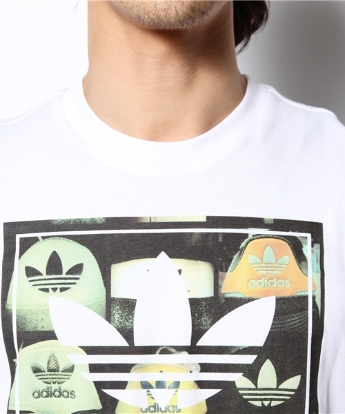 adidas Originals（アディダスオリジナルス）の「アディダス オリジナルス adidas Originals TONGUE LAB TEE（Tシャツ/カットソー・メンズ・ホワイト・X-LARGE/SMALL/LARGE/MEDIUM）」の7枚目の写真