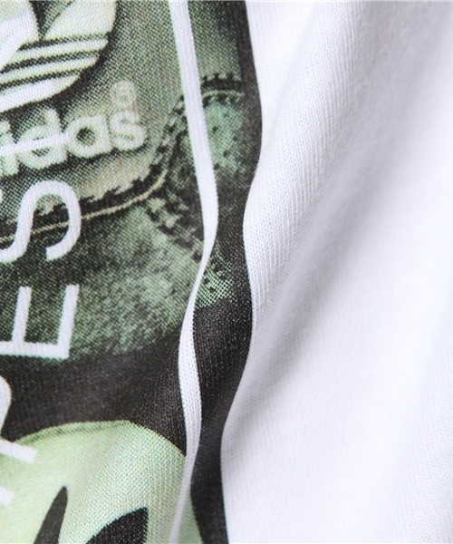 adidas Originals（アディダスオリジナルス）の「アディダス オリジナルス adidas Originals TONGUE LAB TEE（Tシャツ/カットソー・メンズ・ホワイト・X-LARGE/SMALL/LARGE/MEDIUM）」の4枚目の写真