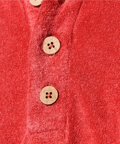 BEAMS(ビームス)の「○BEAMS / ピグメントパイル ポロシャツ(ポロシャツ・メンズ・レッド/インディゴブルー・MEDIUM/LARGE/SMALL)」の5枚目の写真