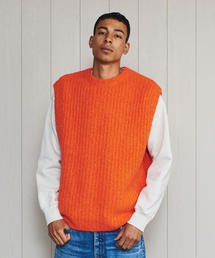 H　BEAUTY&YOUTH UNITED ARROWS | ＜H＞RIB COLOR KNIT VEST/ベスト(ベスト)